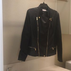 Calvin Klein Faux leather and polyester Jacket